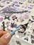 Sanrio Karakter Kuromi 25 Yaprak Pet Sticker Set Mavi Paket 2