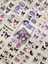 Sanrio Karakter Kuromi 25 Yaprak Pet Sticker Set Mavi Paket 3