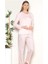 Mevsimlik Uzun Kol Pijama Takım Viskon Alperi 790-27 3