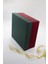 Yılbaşı Kutusu Bordo Yeşil Kutusu 26 cm x 26 cm x 11.7 cm 2