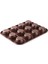 12'li Muffin Kalıbı - Kahverengi - 27X35 cm 3