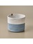 Living Yuvarlak Organizer Sepet - Gri / Beyaz - 14X24X24 cm 2