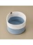Living Yuvarlak Organizer Sepet - Gri / Beyaz - 14X24X24 cm 3