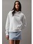 Kadın Ck Hero Logo Sweatshirt - Beyaz 1