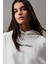 Kadın Ck Hero Logo Sweatshirt - Beyaz 4