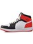 Siyah-Beyaz-Kırmızı Hi Sneaker 2