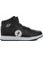 Siyah-Siyah-Beyaz Erkek Hi Sneaker 3