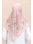 Desenli Eşarp Flover-09 Pembe 3