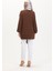 Kuşaklı Tunik 1020-06 Kahverengi 5