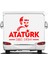 Atatürk Yazı ve Silüet Ay Yıldız Sticker Etiket Araba Oto Motosiklet Karavan Sticker 00621 2