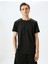Kısa Kollu Bisiklet Yaka Baskılı Spor T-Shirt 3