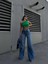 High Waist Wide Leg Jean Yüksek Bel Jean 38 1