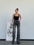 Kemer Detay Paça Yırtmaçlı Wide Leg Jeans 36 3