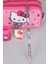 Hello Kitty Dekomus Ile Yeni Sezon Lisanslı Hello Kıtty Kalem Çantası,2 Adet Kurşun Kalem,kalemtraş ve 3D Silgi Seti 3