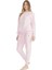 Uzun Kol Yumuşak Dokulu Welsoft Polar Kadın Pijama Takım 17080 2