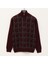 Erkek Uzun Kol Ince Fermuarlı Yaka Sweatshirt - 180655 - Koyu Bordo 1