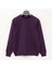 Erkek Şardonsuz Uzun Kol Ince Sweatshirt - 180970 - Mürdüm 1