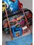 Lisanslı Hot Wheels Tek Bölmeli 32 cm Küçük Boy Anaokul,beslenme,kalem Çantası Ile Matara,beslenme Kabı ve Kırtasiye Seti Çıtçıt Dosya,kalem,silgi,kumbara,kalemtraş,resim Defteri,okul Etiketi 5