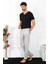 Erkek Pamuk Gri Tek Alt Pijama 27495 2