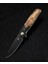 Ascot BG19E Karbon Fiber ve G10+ Lightburl Ahşap Saplı Ara Katman 3,82'' 14C28N Çakı 1