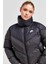 Therma-Fit Windpuffer Grid Siyah Bol Kesim Kadın Spor Mont 2