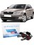 Skoda Octavia Mk2 LED Xenon Uzun Far Ampulü H1 Ultimate 9500 Lumens Yeni Seri Beyaz 2004-2009 1