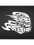 Alevli Kamyon Sticker Tır Oto Sticker Araba Sticker Arma Alevli Kamyon Oto Sticker 1