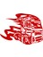 Alevli Kamyon Sticker Tır Oto Sticker Araba Sticker Arma Alevli Kamyon Oto Sticker 1