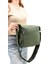 Klinkır Çok Cepli Suya Dayanıklı Haki Yeşil Krinkıl Omuz Çantası / Postacı Çanta 3