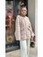 Altın Detaylı Bej Teddy Ceket - Zarif ve Modern 1