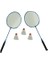 Badminton Seti Metal 2 Raket 3 Top 1