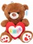 4762 Peluş Ayı Kalpli 30 cm 1