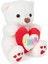 4762 Peluş Ayı Kalpli 30 cm 3