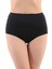 Kadın Büyük Beden Yüksek Bel Toparlayıcı Likralı Kumaş Bikini Altı 1