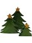 3lü Yılbaşı Ağacı Ahşap Dekor - Yılbaşı, Noel, Özel Etkinlik 2