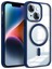 Apple iPhone 13 - 14 - 15 Kılıf Magsafe Wireless Şarj Özellikli Tam Koruma Renkli Sert Silikon Ege Kapak 2