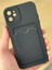 Apple iPhone 12 Kılıf Kamera Lens Korumalı Kartlıklı Cüzdanlı Yumuşak Silikon Kapak 2