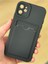 Apple iPhone 12 Kılıf Kamera Lens Korumalı Kartlıklı Cüzdanlı Yumuşak Silikon Kapak 3