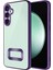 Samsung Galaxy S24 Kılıf Kamera Lens Korumalı Şeffaf Renkli Logo Gösteren Parlak Kapak 1