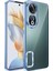 Honor 90 Uyumlu Kılıf Kamera Lens Korumalı Şeffaf Renkli Logo Gösteren Parlak Kapak 1