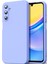 Samsung Galaxy A15 Kılıf Kadife Lansman Soft Yumuşak Liquid Silikon Kamera Korumalı Kapak 1