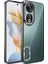 Honor 90 Uyumlu Kılıf Kamera Lens Korumalı Şeffaf Renkli Logo Gösteren Parlak Kapak 1
