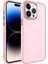 Apple iPhone 15 Pro Max Kılıf Metal Çerçeve Hassas Butonlu Renkli Buzlu Şeffaf Transparan Kapak 1