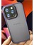 Apple iPhone 14 Pro Kılıf Metal Çerçeve Hassas Butonlu Renkli Buzlu Şeffaf Transparan Kapak 3