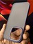 Apple iPhone 14 Pro Kılıf Metal Çerçeve Hassas Butonlu Renkli Buzlu Şeffaf Transparan Kapak 5