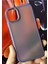 Apple iPhone 11 Kılıf Metal Çerçeve Hassas Butonlu Renkli Buzlu Şeffaf Transparan Kapak 1
