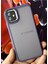 Apple iPhone 11 Kılıf Metal Çerçeve Hassas Butonlu Renkli Buzlu Şeffaf Transparan Kapak 3