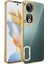 Honor 90 Uyumlu Kılıf Kamera Lens Korumalı Şeffaf Renkli Logo Gösteren Parlak Kapak 1