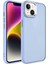 Apple iPhone 13 Kılıf Metal Çerçeve Hassas Butonlu Renkli Buzlu Şeffaf Transparan Kapak 5
