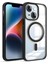 Apple iPhone 15 Plus Kılıf Magsafe Wireless Şarj Özellikli Tam Koruma Renkli Sert Silikon Kapak 1